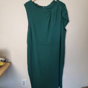 Eloquii Emerald Green Work Wear Dress Size 26